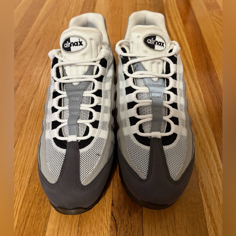 Nike Air Max Gray and White Sneakers